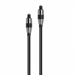 Cordon fibre optique toslink m/m noir 2m - GMRAAUDIO4000