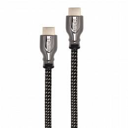 Cordon HDMI 2.0 4k nylon noir m/m 2m - GMRAVIDEO5001