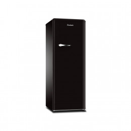 Réfrigérateur vintage 1 porte avec freezer 229 L noir