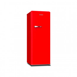 Réfrigérateur vintage 1 porte avec freezer 229 L rouge