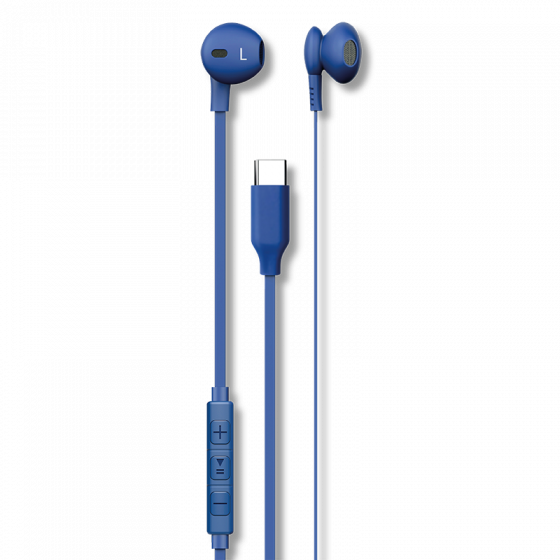 Ecouteurs auri USB C bleu