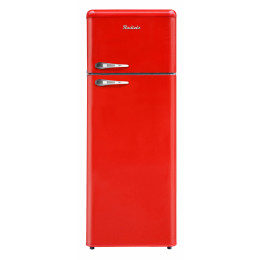 Réfrigérateur Vintage 2 portes 211 L rouge - RARDP208RV