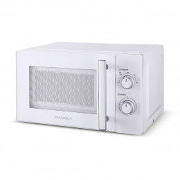 Four micro-ondes mécanique 20 L  blanc